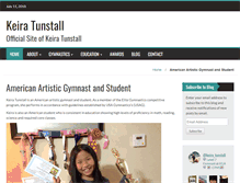 Tablet Screenshot of keiratunstall.com